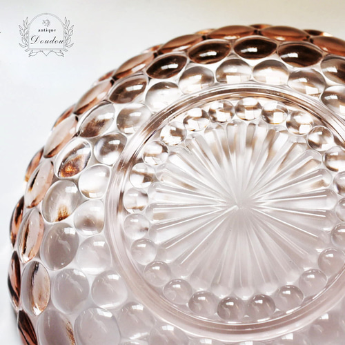 Fire King /BUBBLE　ピンク　シャロウボウル【sa745】 Fire King BUBBLE ピンク シャロウボウル【sa745】 お椀・ボウル