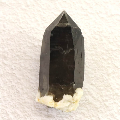 岐阜県中津川市蛭川産 黒水晶（モリオン）原石 レコードキーパー