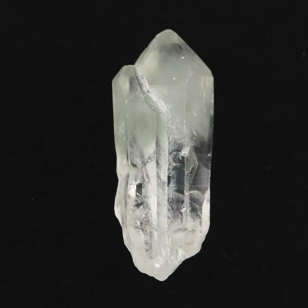 ネパール ヒマラヤ山脈 マナスル山産 水晶 原石 グリーン ファントム ツイン 6.65g #47994