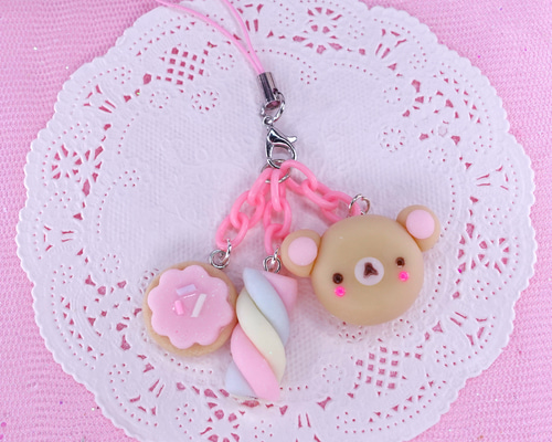 ハンドメイド くまちゃん スイーツモチーフ 270ac1715a50e43e62fb29cfe8481d