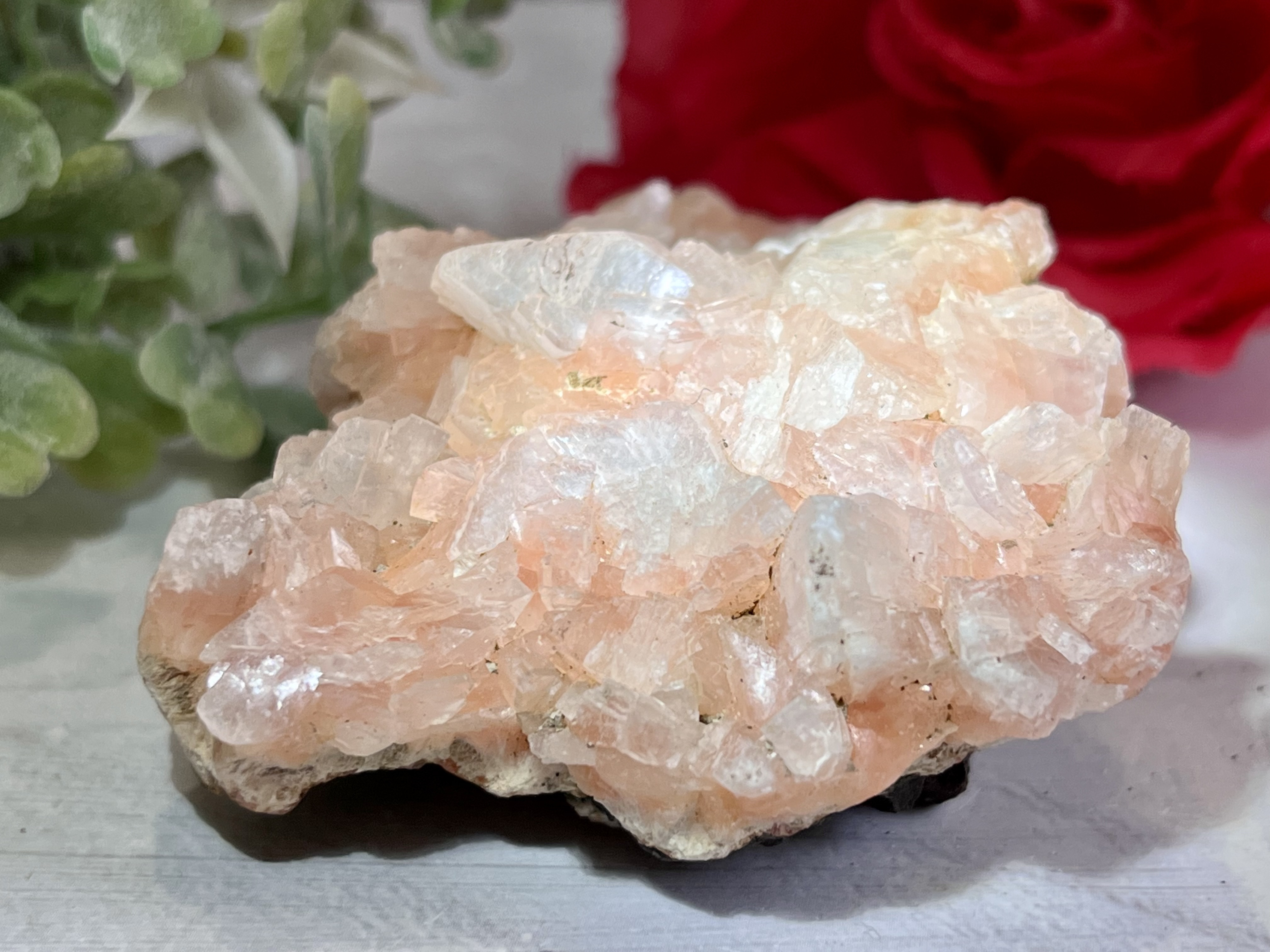 導きの石❁⃘*.゜ ヒューランダイト 輝沸石　ゼオライト　原石　クラスター