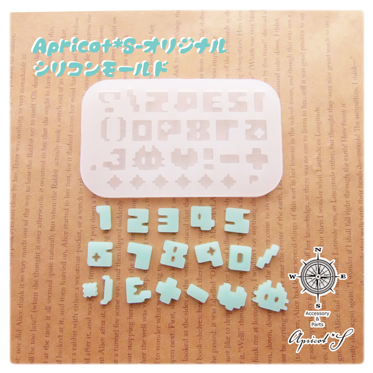 ハンドメイド】 粘土 メロンパン ねこ レジン No.154 【シリコンモールド
