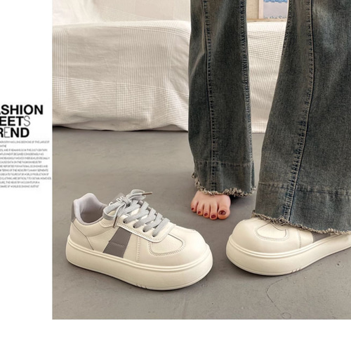 高級感たっぷり厚底白靴レディースマドレーヌ2025超人気新作爆型