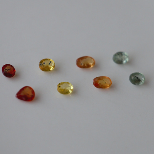1.8ct 天然石 ソンゲアサファイア オーバル ルース 8個セット