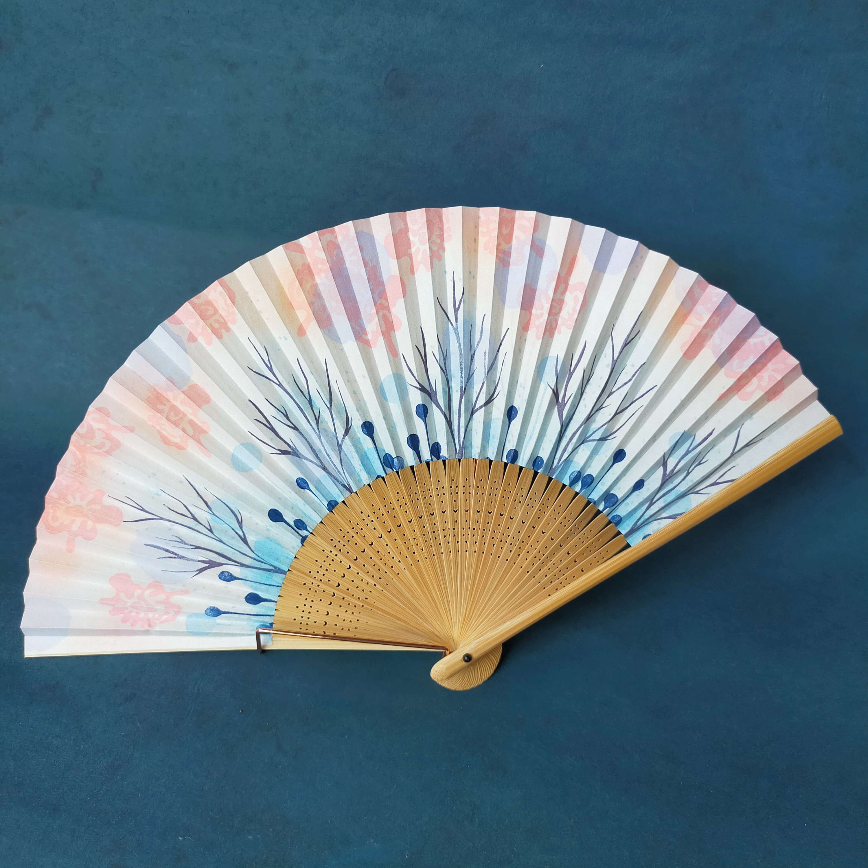 No.95 スタンプアートワーク原画　京扇子