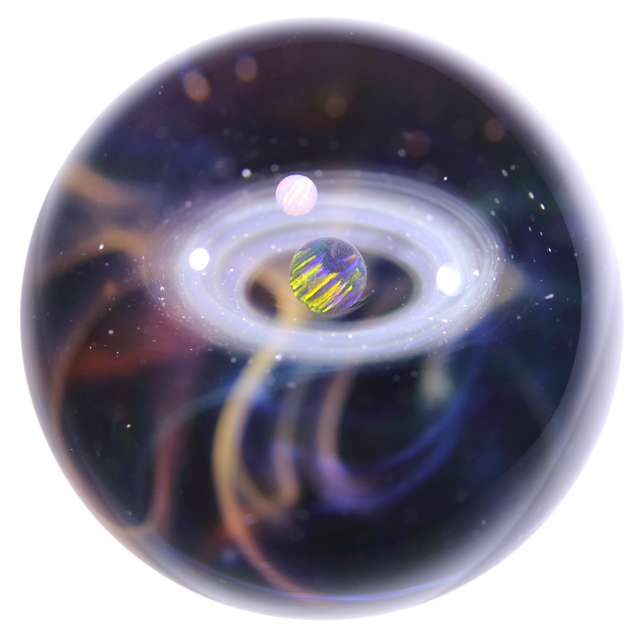 38mm 宇宙ガラスマーブル - オブジェ  no.M253