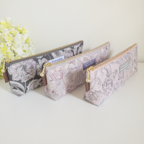 ペンケース＊リバティ ラミネート＊アレキサンダー・マーブル