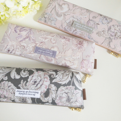 ペンケース＊リバティ ラミネート＊アレキサンダー・マーブル