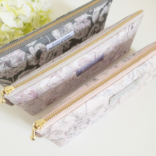 ペンケース＊リバティ ラミネート＊アレキサンダー・マーブル