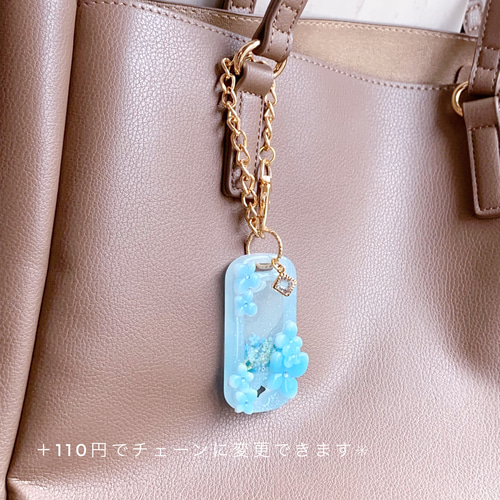 春 お花シェイカーキーホルダー シャカシャカキーホルダー パステル