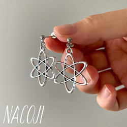 医療系・理系がグッとくる原子ピアス 3枚目の画像