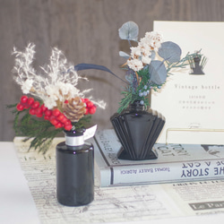 【50%OFF】限定ヴィンテージ小瓶とドライフラワーの3点セット 18枚目の画像