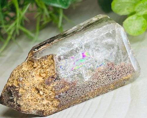 レインボー ガーデンクォーツ ポイント 水晶 クリスタル 原石