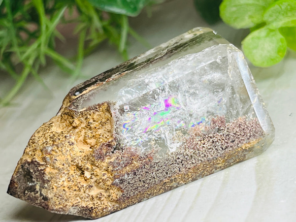 レインボーガーデンクォーツ 水晶 高品質 レインボーガーデンクォーツ 原石ポリッシュの通販 水晶
