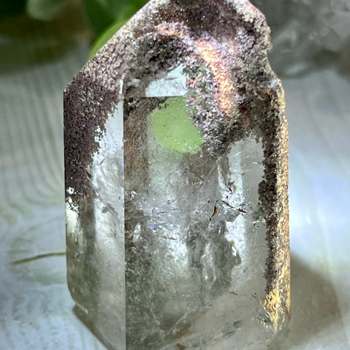 原生林のガーデンクォーツ✴︎　ポリッシュ　ポイント　苔入り水晶　クリスタル　原石 原生林のガーデンクォーツ✴︎ ポリッシュ ポイント 苔入り水晶