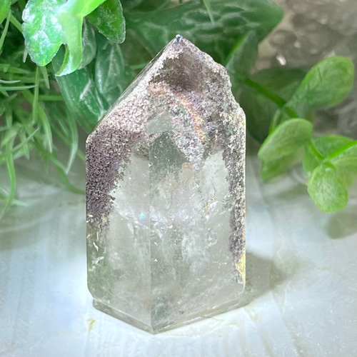 レインボー ガーデンクォーツ ポイント 水晶 クリスタル 原石 その他