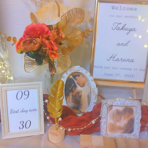 New テラコッタ ウェルカムスペースセット フルセット 秋婚～冬