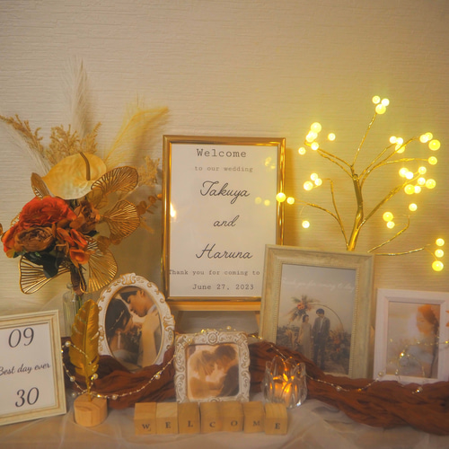 New テラコッタ ウェルカムスペースセット フルセット 秋婚～冬