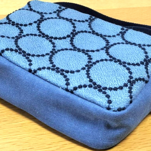 ミナペルホネン ハンドメイド レクタングルショルダーバッグ