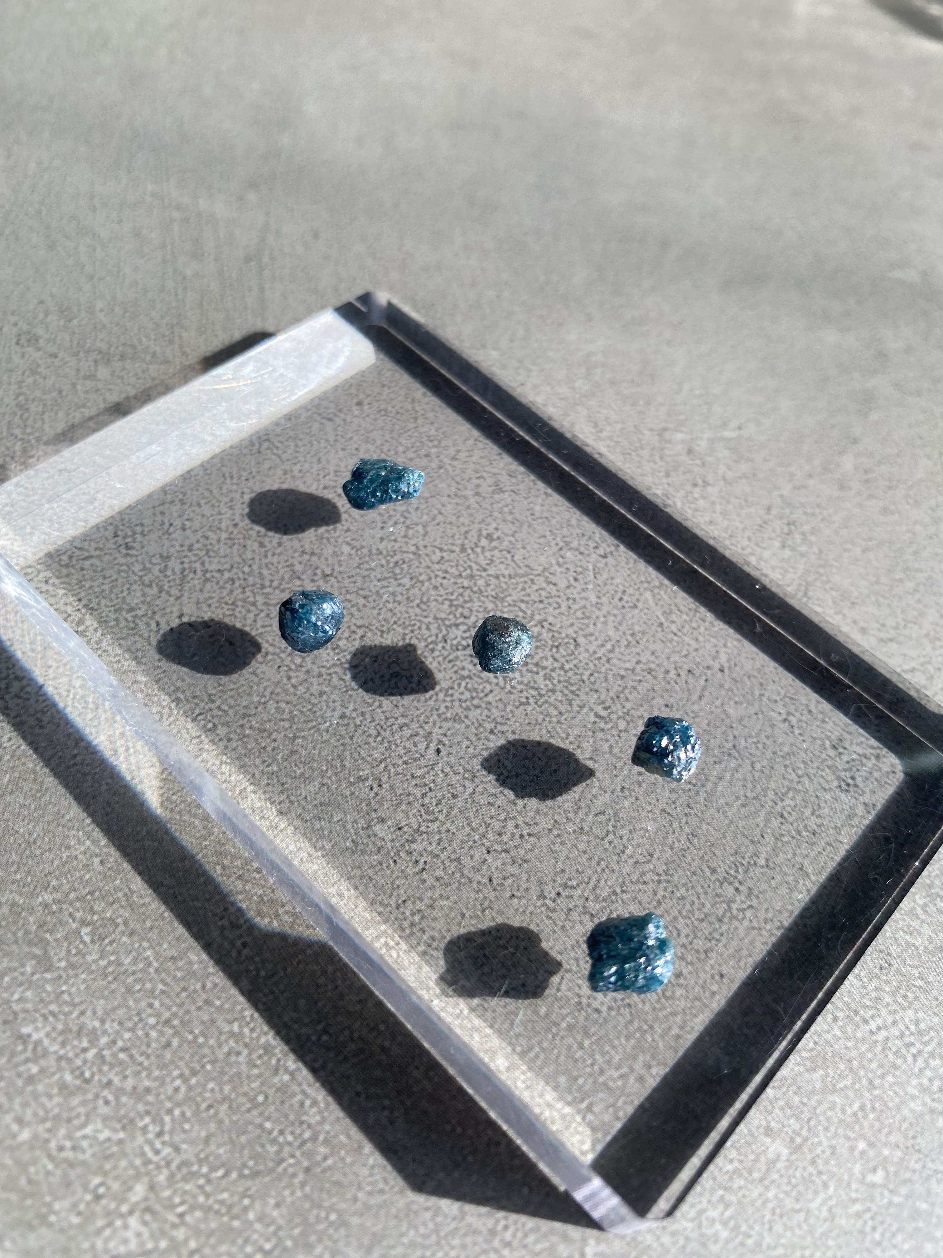 【5点セット】王様の輝き | ダイヤモンド原石(ブルー)