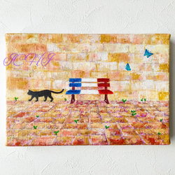 絵画　ブルーデイジー 絵画 ブルーデイジー