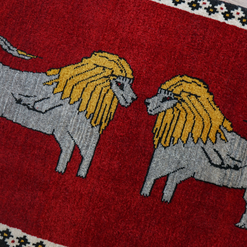 手織り ペルシャ絨毯 カシュカイ族 110x73cm カーペット・絨毯・ラグ