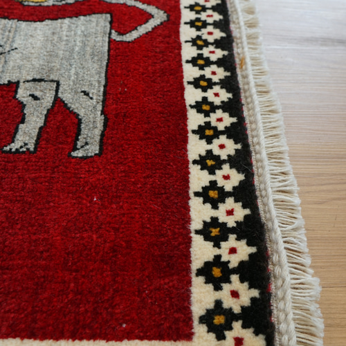 手織り ペルシャ絨毯 カシュカイ族 110x73cm カーペット・絨毯・ラグ