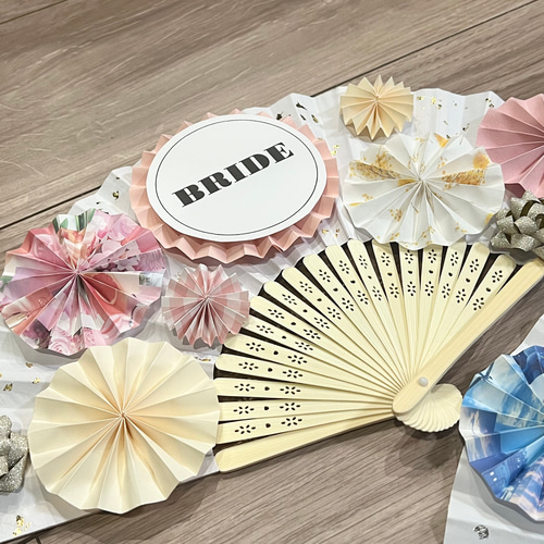 文字が選べる》扇子プロップス ♡ 結婚式 前撮りアイテム ウェディング