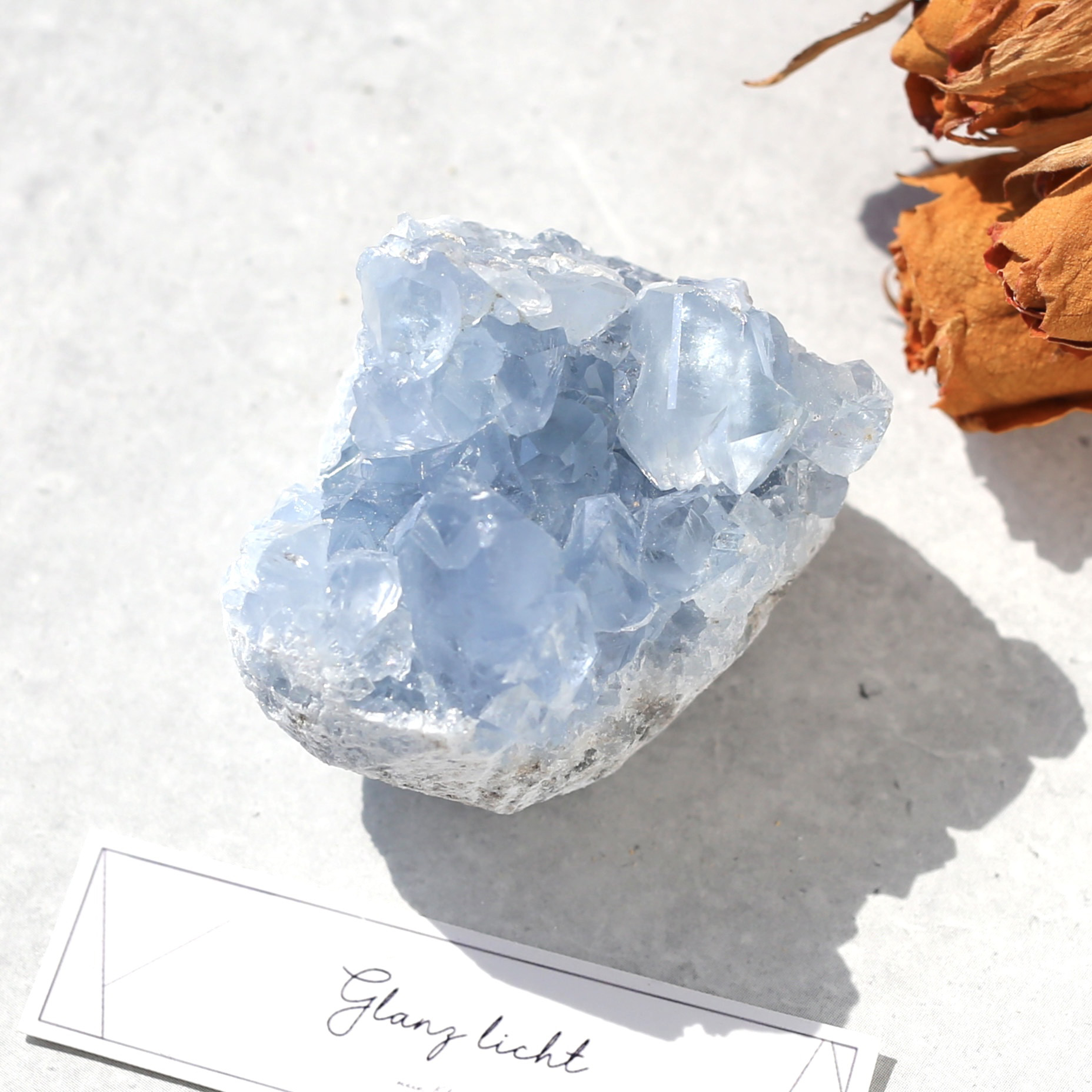 ミニ セレスタイト クラスター天青石 天使の石 鉱物 天然石 安眠 癒し