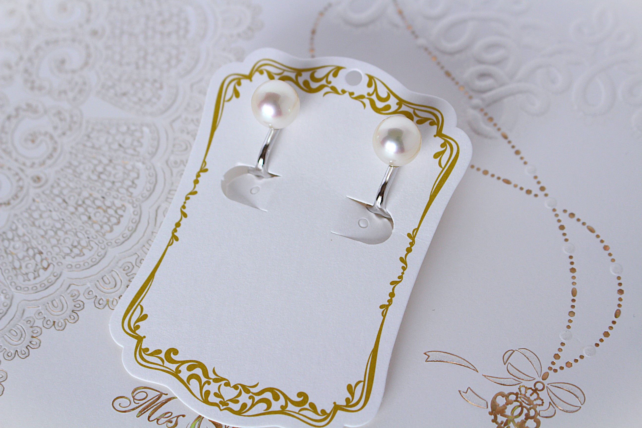 あこや本真珠　耳元に宿る気品　シンプルで美しいパールの魔法