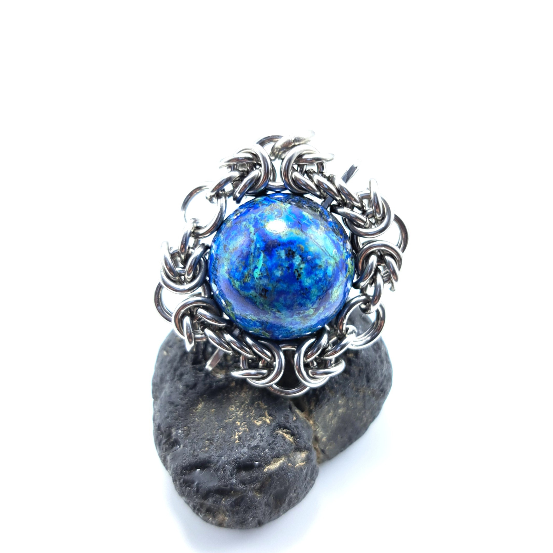 アズールブルー ! アズライトマラカイト　ペンダントトップ