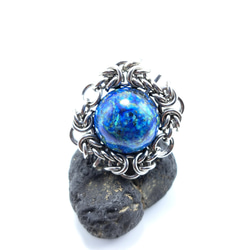 希少色! ブルー レピドライト シリカ ペンダントトップ