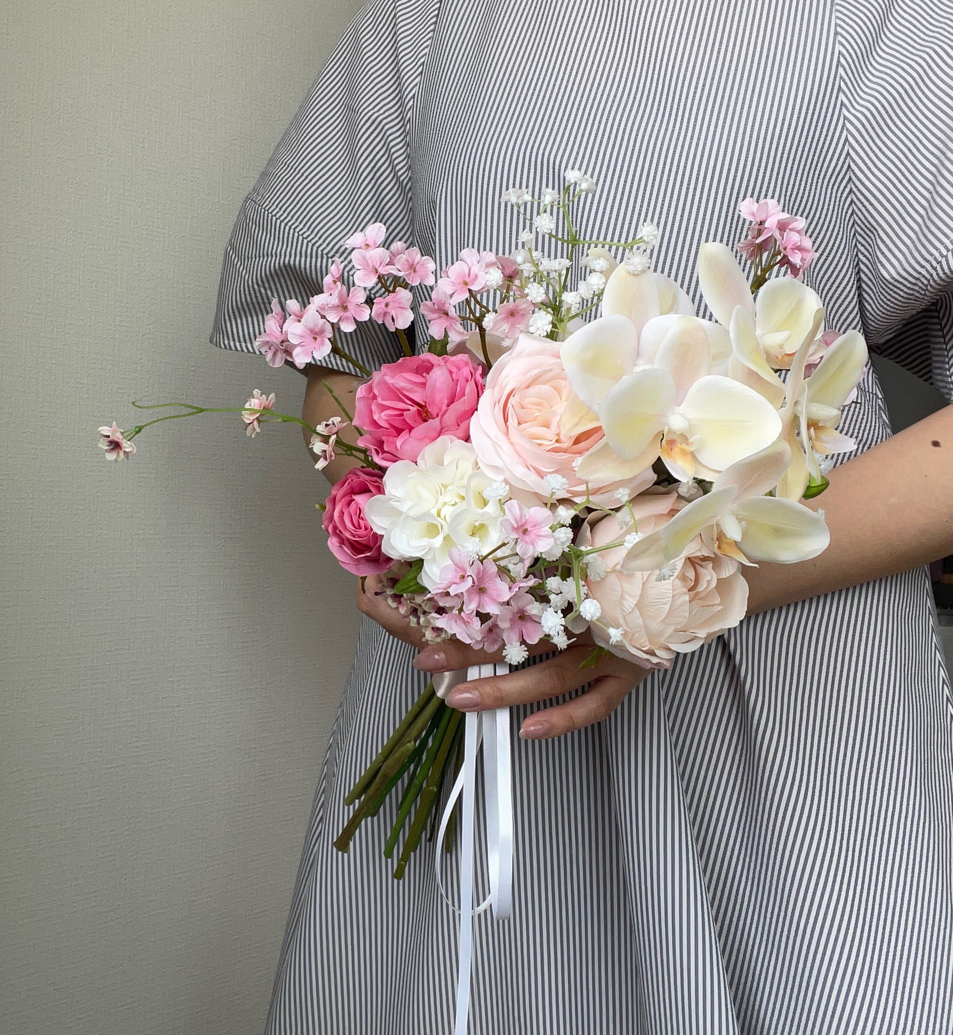 ウエディングブーケ アーティフィシャルフラワー ローズブーケ