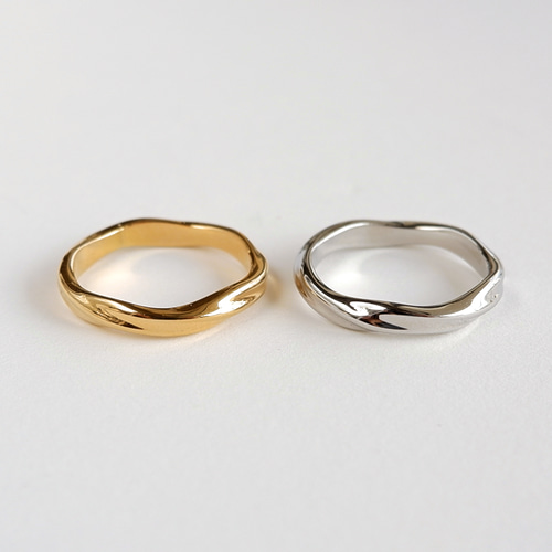 ▶︎ツイストリング/シルバー&ゴールド ショップ シルバー ツイスト