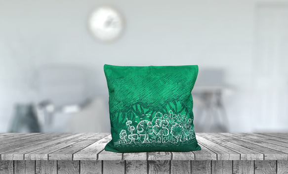 森林靠墊 綠色森林設計 - 檜木香 - 第5張的照片