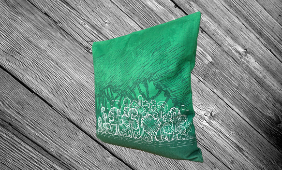 森林靠墊 綠色森林設計 - 檜木香 - 第4張的照片