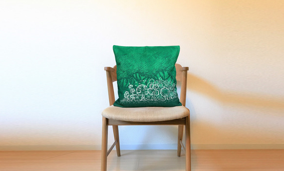 森林靠墊 綠色森林設計 - 檜木香 - 第3張的照片