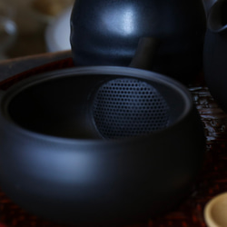 愛知県常滑産・梅原タツオさんのつくる常滑急須・浅袋・ノタ打ち・220cc 8枚目の画像