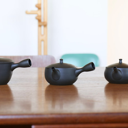 愛知県常滑産・梅原タツオさんのつくる常滑急須・浅袋・ノタ打ち・220cc 16枚目の画像