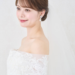 JT28 結婚式　ジルコニア　挙式　ウェディング　ビジュー　プリンセス　王冠　ダイヤモンド風　大きめティアラ 4枚目の画像