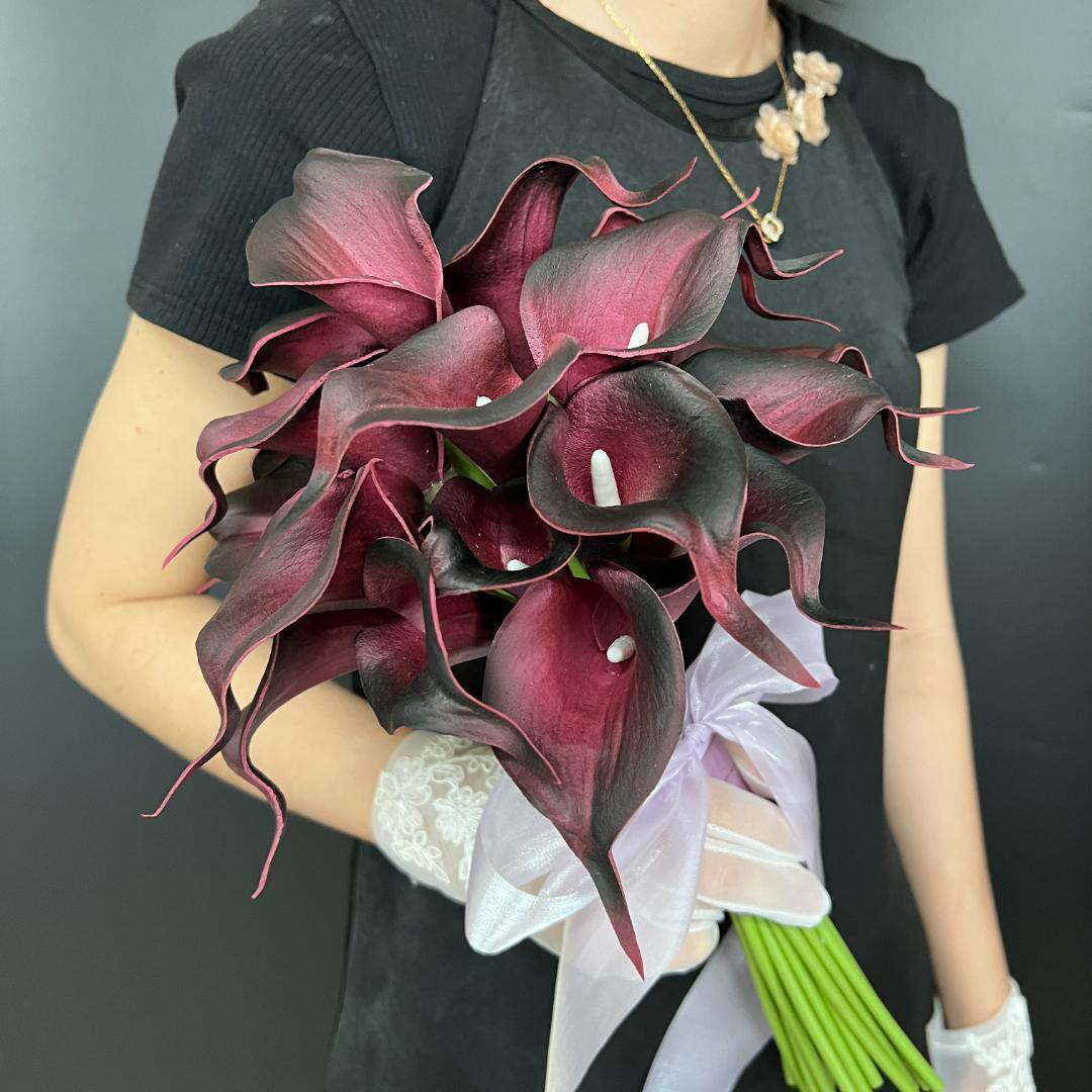 ウェディングブーケ高級花F35アーティフィシャルフラワー結婚式 前撮りホワイト