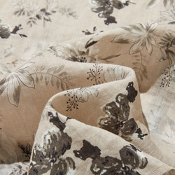 高品質、精緻設計的上衣，短袖法式袖襯衫，100% 亞麻，顏色協調的襯衫，250807-1 第10張的照片