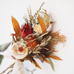 スターチス・アンティークピンクドライフラワーリース ドライフラワー