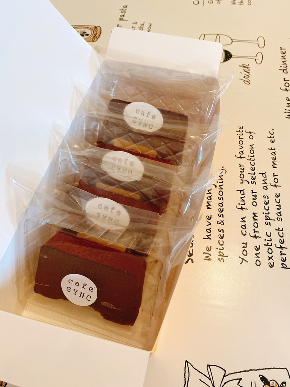 【専用】チョコマーブルのパウンドケーキ2本、ウィークエンドシトロン5カット入り、ショコラテリーヌ5カット入りのセット 3枚目の画像