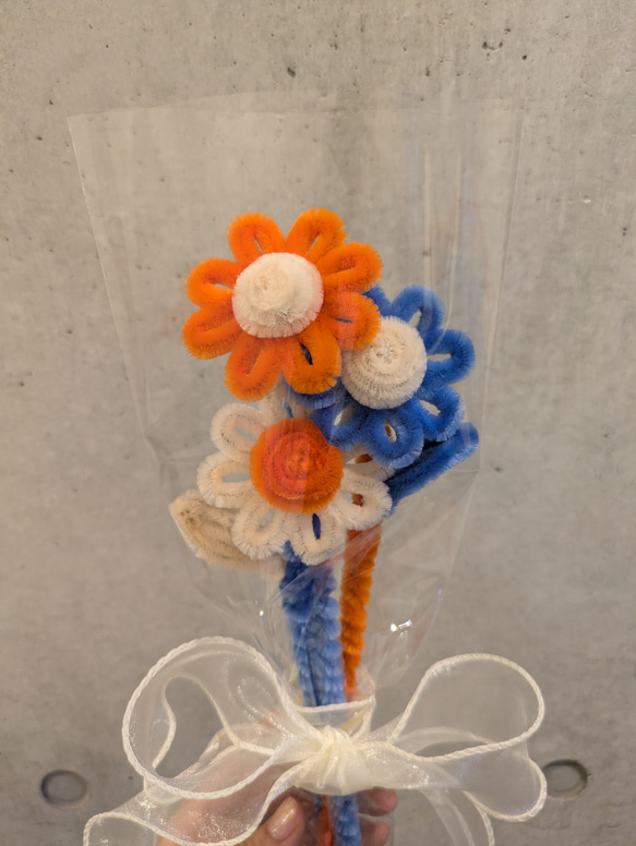 レトロなモールフラワーブーケ アートフラワー ゆる 通販 19716179