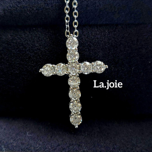 モアサナイト　クロス型トップ 楽天市場】モアサナイト ゴールドクロスペンダントトップ Moissanite