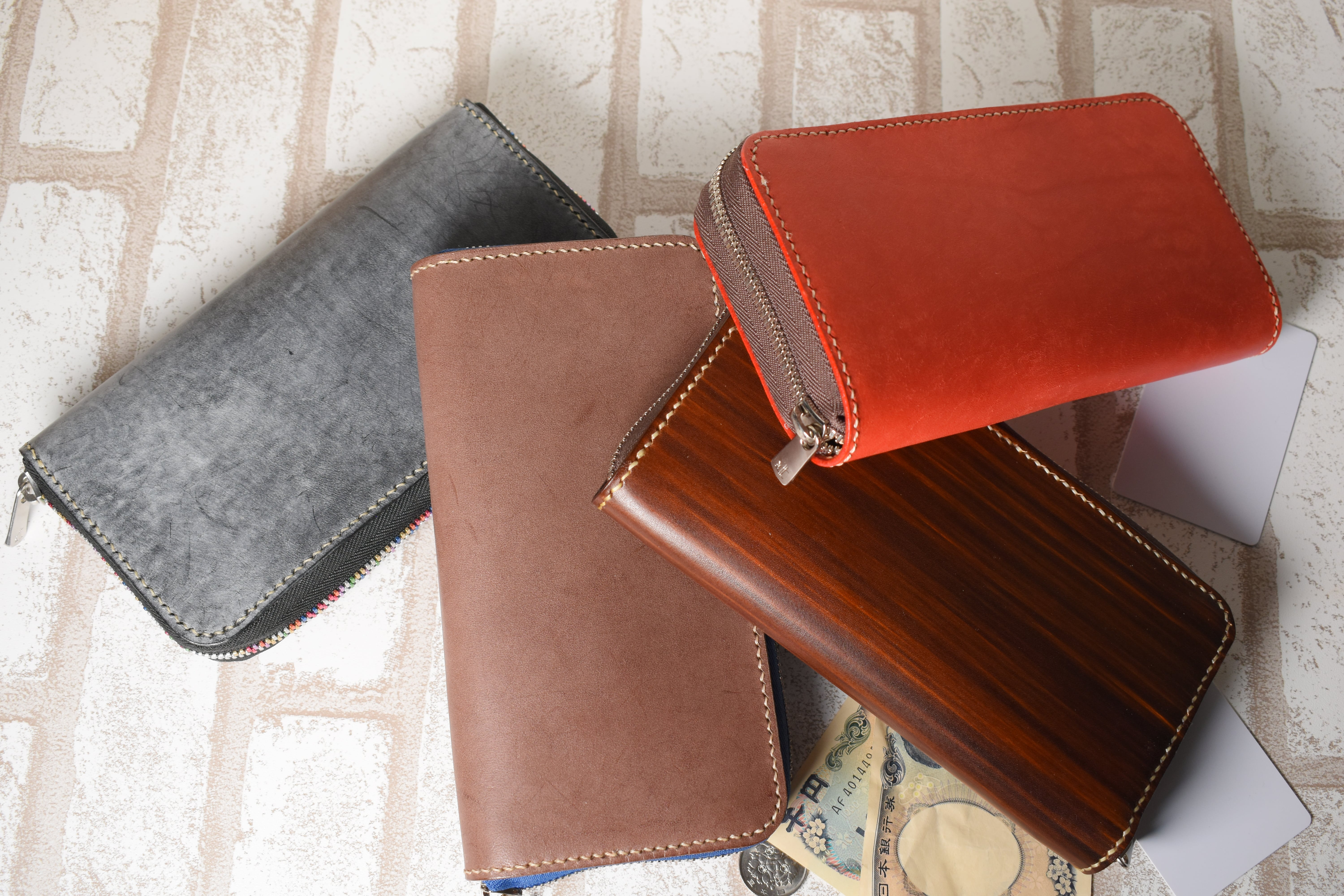 ラウンドファスナー長財布　カスタムオーダー