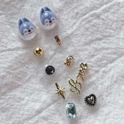 耳つぼジュエリー 10粒 スキズー 推し活 推しカラー ソンムル 耳ツボ