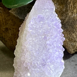 精霊を呼ぶ石✨レインボー カクタスアメジスト サボテン水晶 ラフ