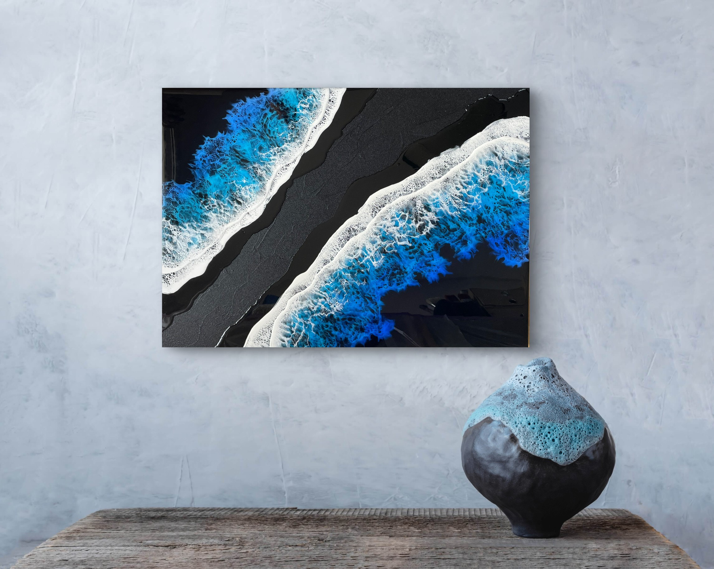 【受注制作】オーシャンレジンアートA2パネル